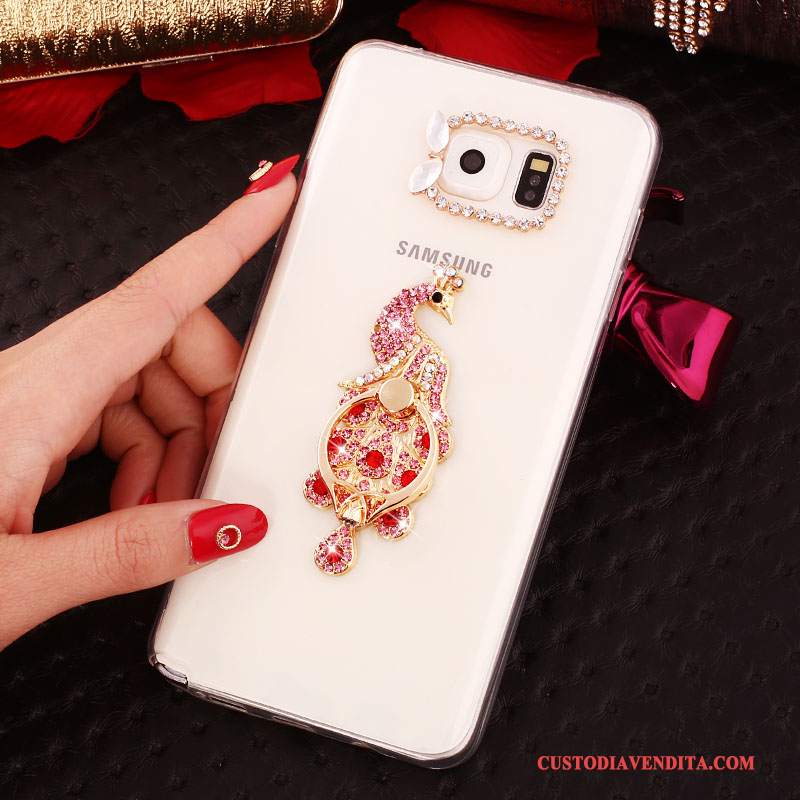 Custodia Samsung Galaxy Note 5 Strass Bianco, Cover Samsung Galaxy Note 5 Protezione