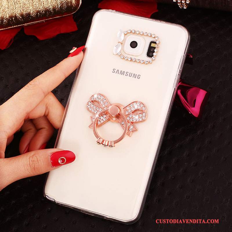 Custodia Samsung Galaxy Note 5 Strass Bianco, Cover Samsung Galaxy Note 5 Protezione