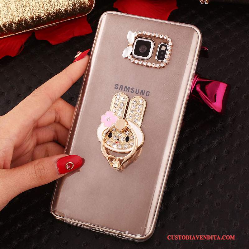 Custodia Samsung Galaxy Note 5 Strass Bianco, Cover Samsung Galaxy Note 5 Protezione