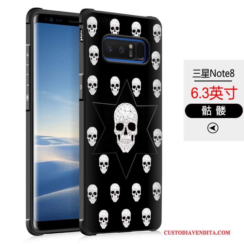 Custodia Samsung Galaxy Note 8 Cartone Animato Tutto Incluso Macchiati, Cover Samsung Galaxy Note 8 Creativo Morbidotelefono