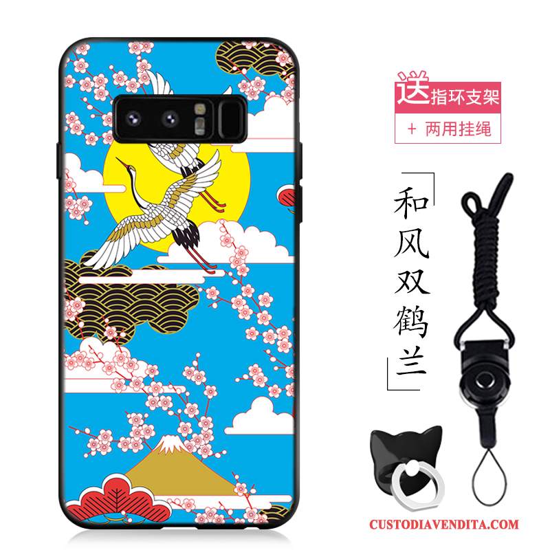 Custodia Samsung Galaxy Note 8 Colore Nuovo Anti-caduta, Cover Samsung Galaxy Note 8 Vintage Telefono Gru