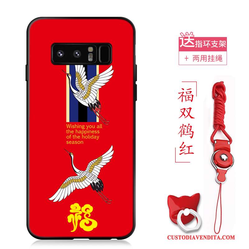 Custodia Samsung Galaxy Note 8 Colore Nuovo Anti-caduta, Cover Samsung Galaxy Note 8 Vintage Telefono Gru