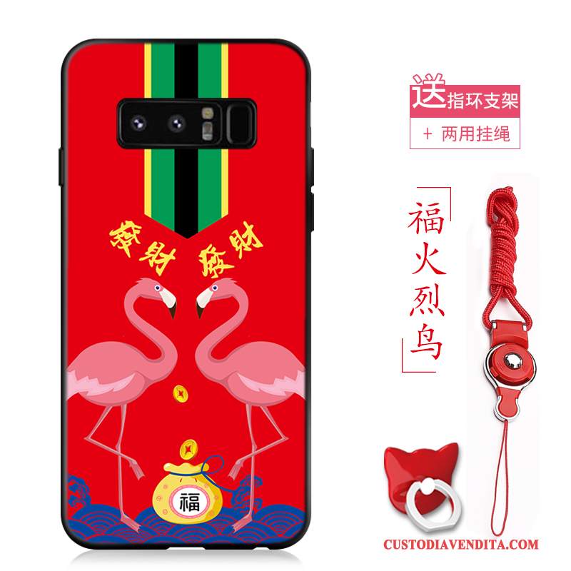 Custodia Samsung Galaxy Note 8 Colore Nuovo Anti-caduta, Cover Samsung Galaxy Note 8 Vintage Telefono Gru