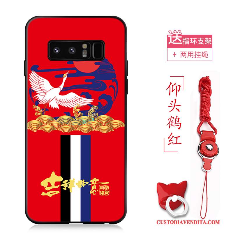 Custodia Samsung Galaxy Note 8 Colore Nuovo Anti-caduta, Cover Samsung Galaxy Note 8 Vintage Telefono Gru