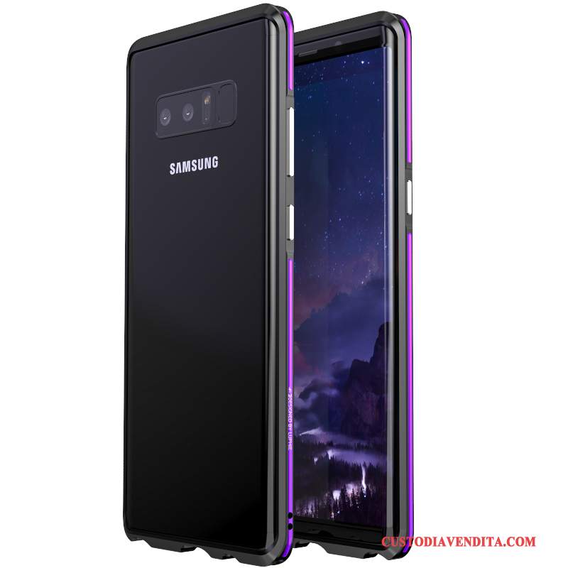 Custodia Samsung Galaxy Note 8 Creativo Porpora Anti-caduta, Cover Samsung Galaxy Note 8 Protezione Tendenzatelefono