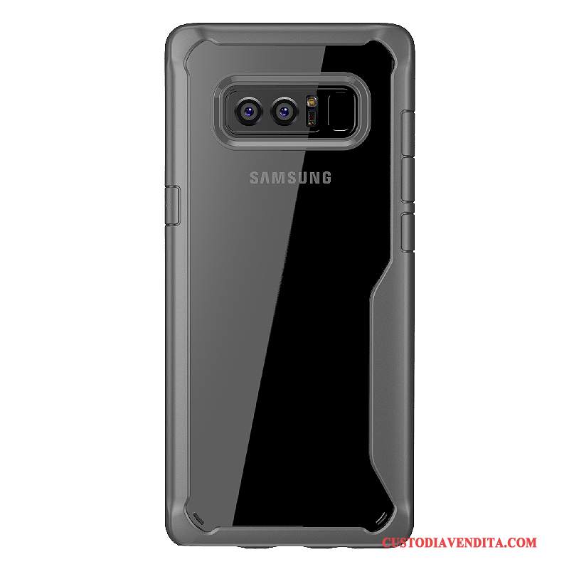 Custodia Samsung Galaxy Note 8 Creativo Tendenza Tutto Incluso, Cover Samsung Galaxy Note 8 Protezione Nero Anti-caduta