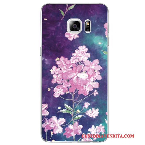 Custodia Samsung Galaxy Note 8 Fiori Stile Cinese Anti-caduta, Cover Samsung Galaxy Note 8 Vintage Morbido Ornamenti Appesi