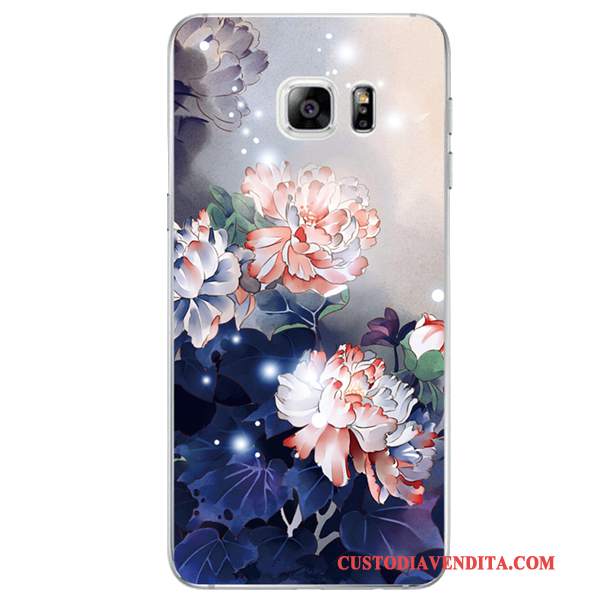 Custodia Samsung Galaxy Note 8 Fiori Stile Cinese Anti-caduta, Cover Samsung Galaxy Note 8 Vintage Morbido Ornamenti Appesi