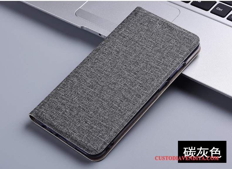 Custodia Samsung Galaxy Note 8 Folio Anti-caduta Cotone E Lino, Cover Samsung Galaxy Note 8 Colore Telefono