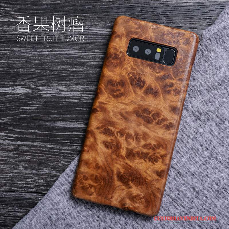 Custodia Samsung Galaxy Note 8 Legno Massello Legnotelefono, Cover Samsung Galaxy Note 8 Protezione