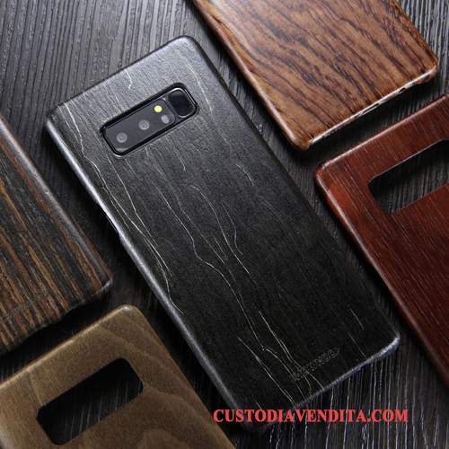 Custodia Samsung Galaxy Note 8 Legno Massello Sottile Legno, Cover Samsung Galaxy Note 8 Protezione Telefono Marchio Di Tendenza