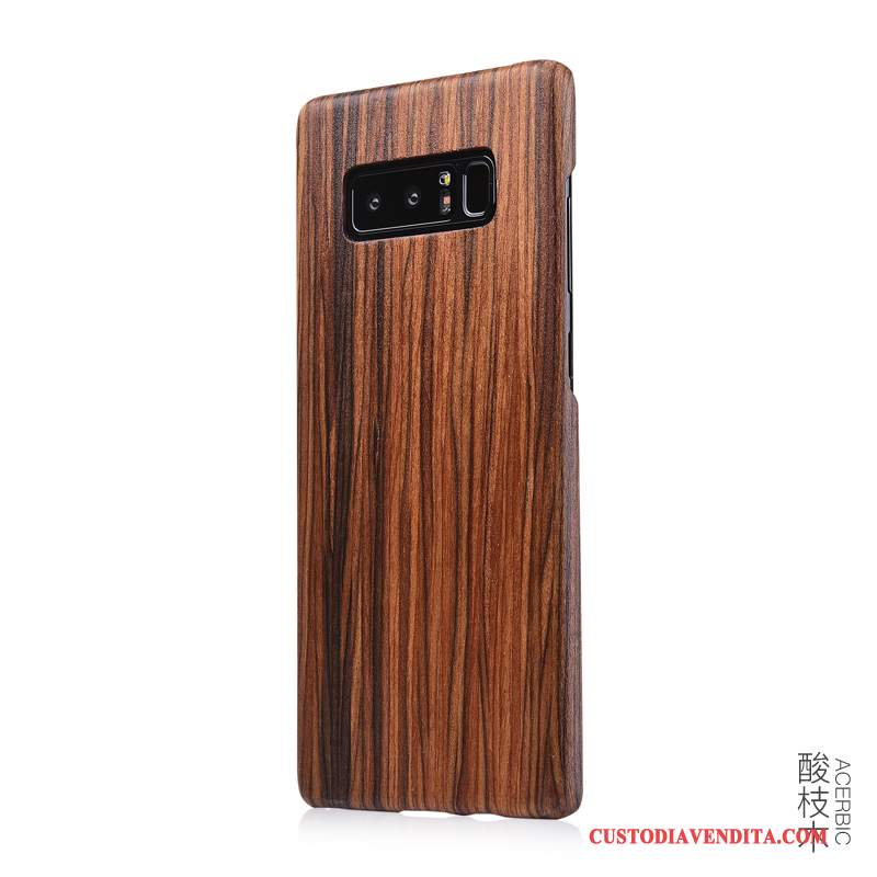 Custodia Samsung Galaxy Note 8 Legno Massello Telefono Legno, Cover Samsung Galaxy Note 8 Sottili