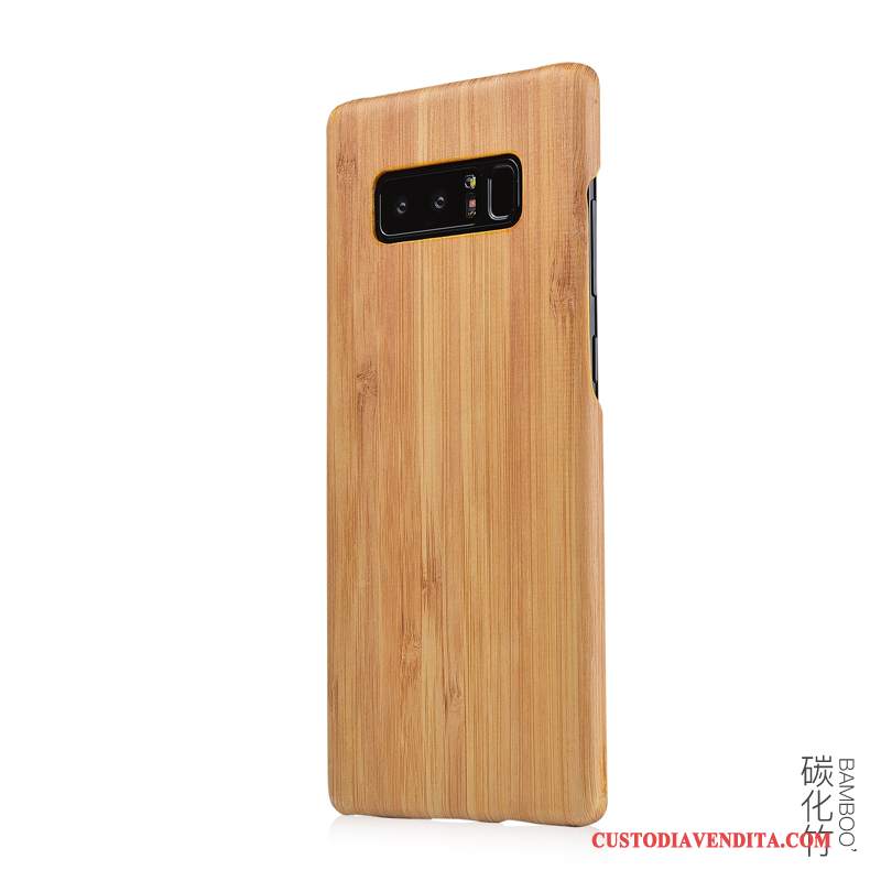 Custodia Samsung Galaxy Note 8 Legno Massello Telefono Legno, Cover Samsung Galaxy Note 8 Sottili