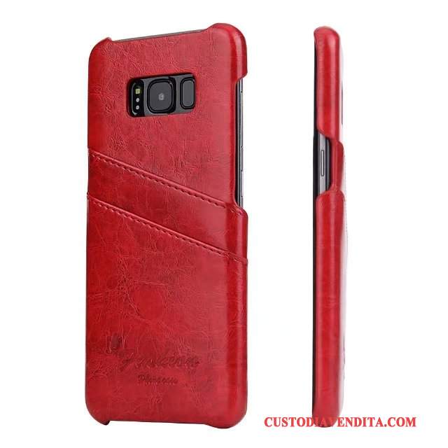 Custodia Samsung Galaxy Note 8 Pelle Carta Blu, Cover Samsung Galaxy Note 8 Protezione Coperchio Posterioretelefono