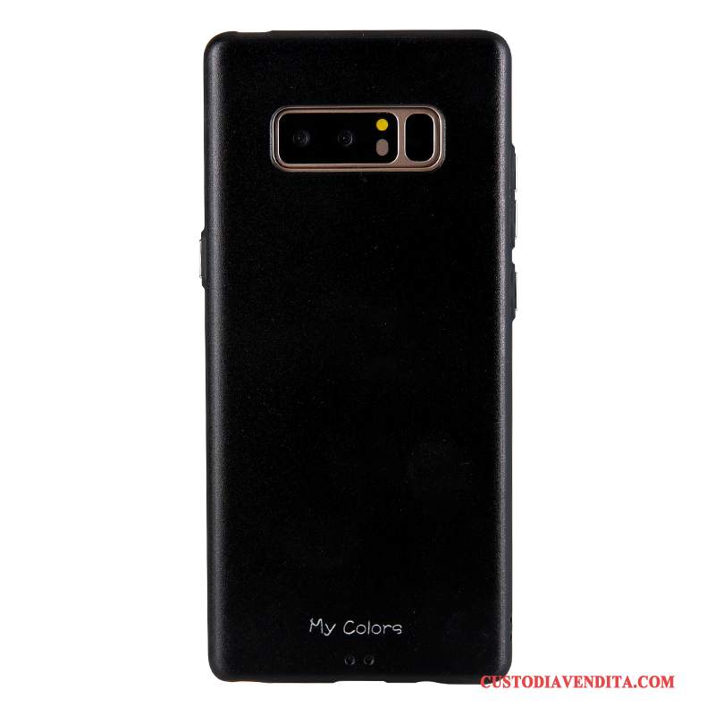 Custodia Samsung Galaxy Note 8 Pelle Morbido Affari, Cover Samsung Galaxy Note 8 Protezione Telefono Blu Scuro