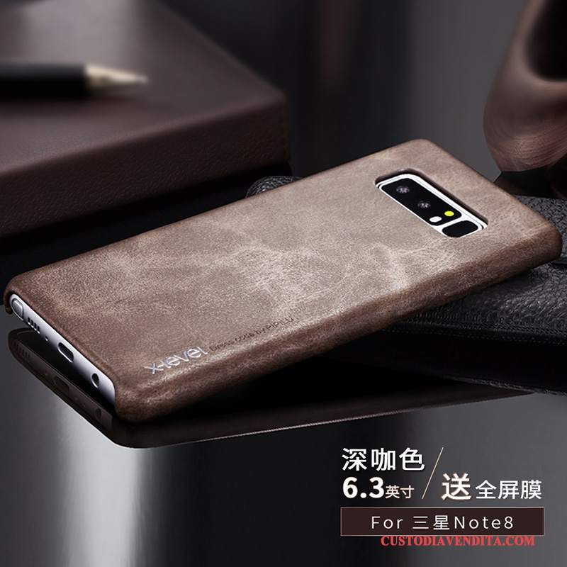 Custodia Samsung Galaxy Note 8 Pelle Nuovo Anti-caduta, Cover Samsung Galaxy Note 8 Creativo Sottiletelefono