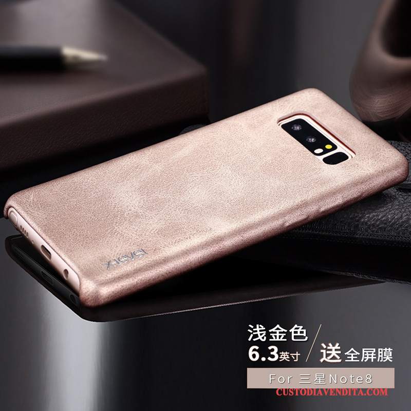 Custodia Samsung Galaxy Note 8 Pelle Nuovo Anti-caduta, Cover Samsung Galaxy Note 8 Creativo Sottiletelefono