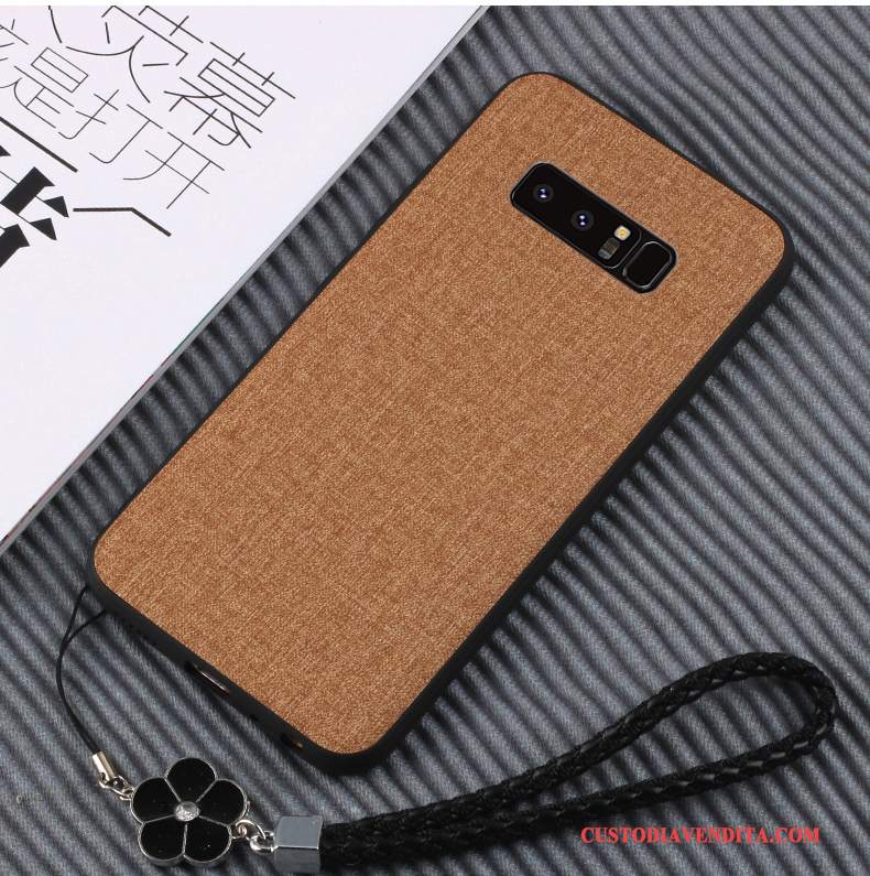 Custodia Samsung Galaxy Note 8 Pelle Tutto Inclusotelefono, Cover Samsung Galaxy Note 8 Silicone Morbido Verde