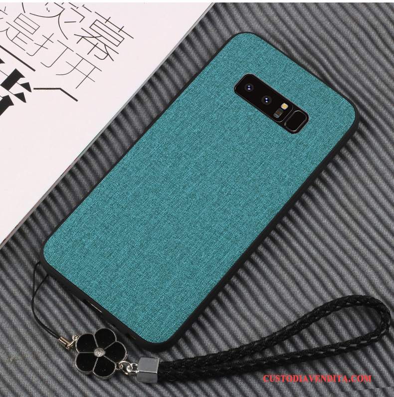 Custodia Samsung Galaxy Note 8 Pelle Tutto Inclusotelefono, Cover Samsung Galaxy Note 8 Silicone Morbido Verde