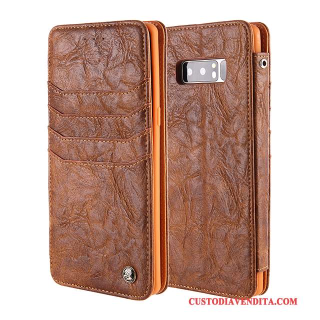 Custodia Samsung Galaxy Note 8 Protezione Anti-cadutatelefono, Cover Samsung Galaxy Note 8 Pelle Tutto Incluso Lusso