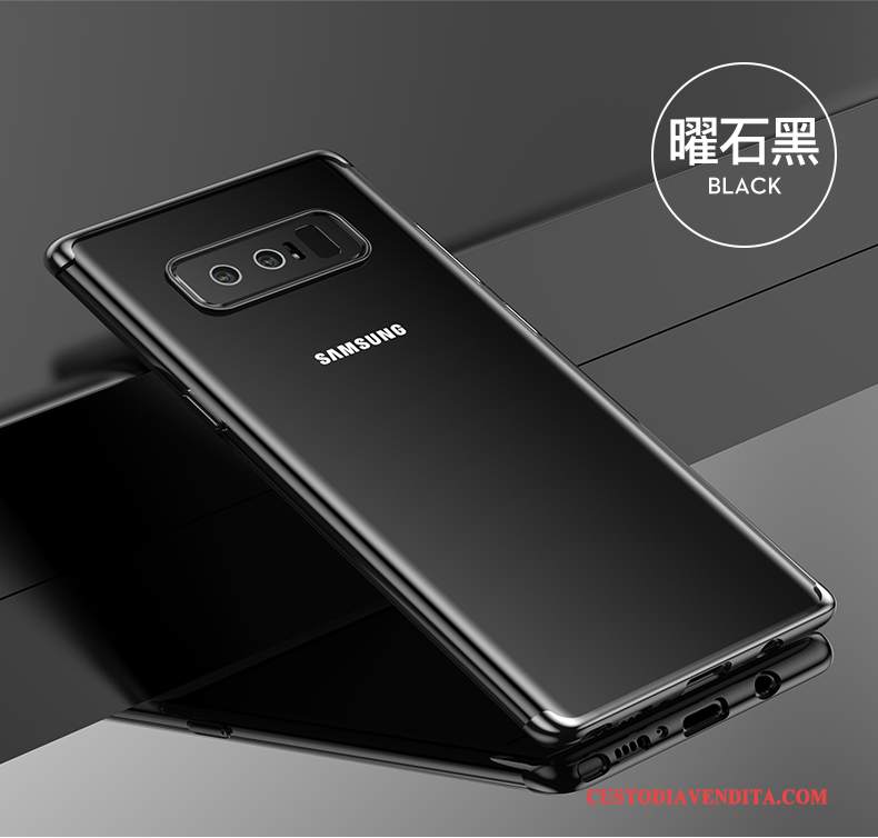 Custodia Samsung Galaxy Note 8 Protezione Blu Piccola, Cover Samsung Galaxy Note 8 Ratto Morbido