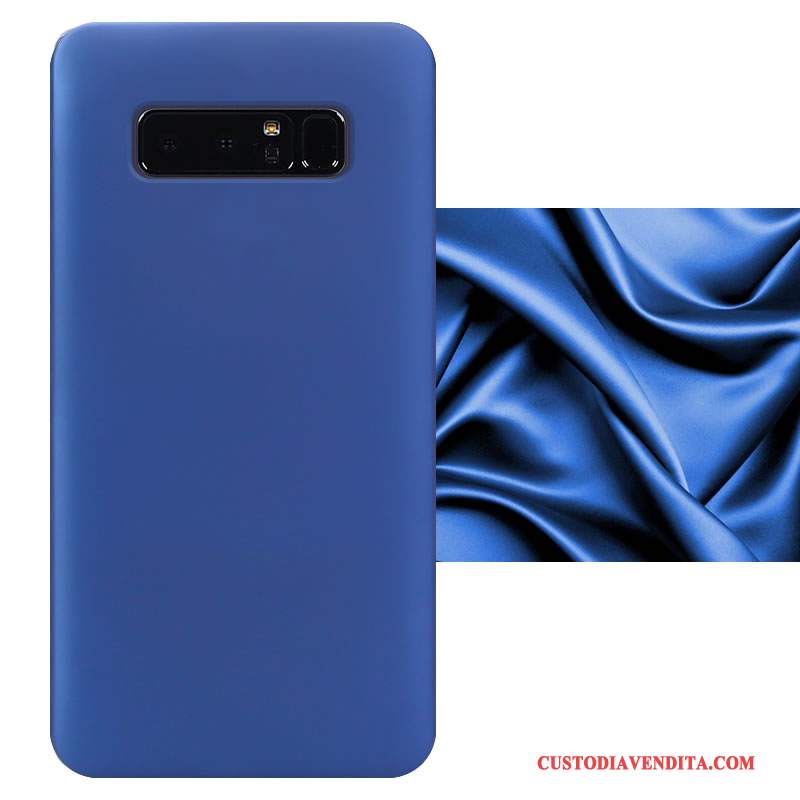 Custodia Samsung Galaxy Note 8 Protezione Blu Scuro Colore, Cover Samsung Galaxy Note 8 Difficile Tendenza