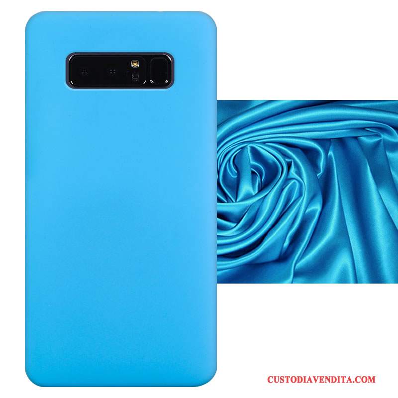 Custodia Samsung Galaxy Note 8 Protezione Blu Scuro Colore, Cover Samsung Galaxy Note 8 Difficile Tendenza