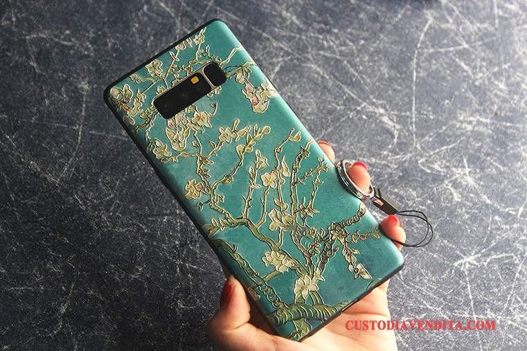 Custodia Samsung Galaxy Note 8 Protezione Nuovo Morbido, Cover Samsung Galaxy Note 8 Hemming Verde