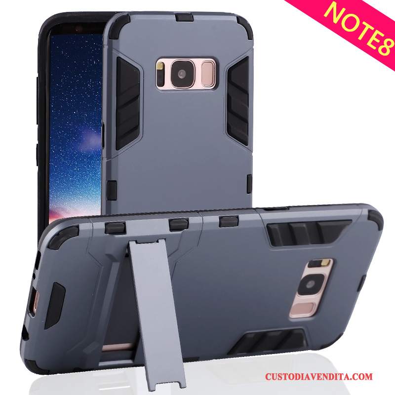 Custodia Samsung Galaxy Note 8 Protezione Oro Difficile, Cover Samsung Galaxy Note 8 Anti-caduta Supporto