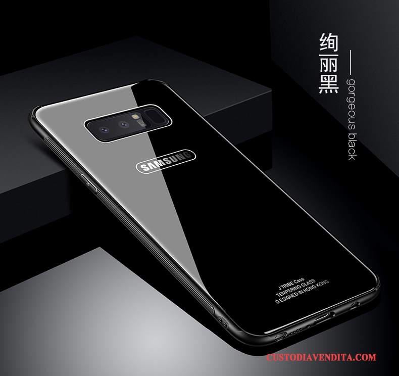 Custodia Samsung Galaxy Note 8 Protezione Tutto Inclusotelefono, Cover Samsung Galaxy Note 8 Coperchio Posteriore Nero