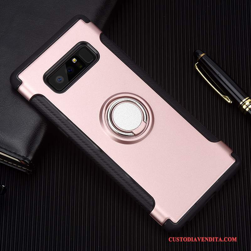 Custodia Samsung Galaxy Note 8 Silicone Morbido Anti-caduta, Cover Samsung Galaxy Note 8 Creativo Oro Supporto