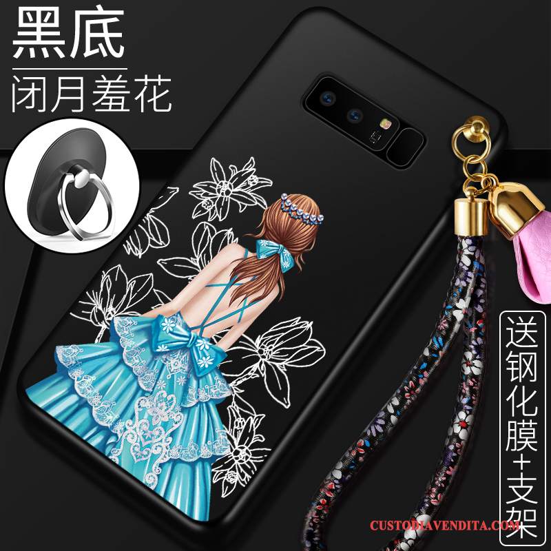 Custodia Samsung Galaxy Note 8 Silicone Tendenza Morbido, Cover Samsung Galaxy Note 8 Protezione Rossotelefono