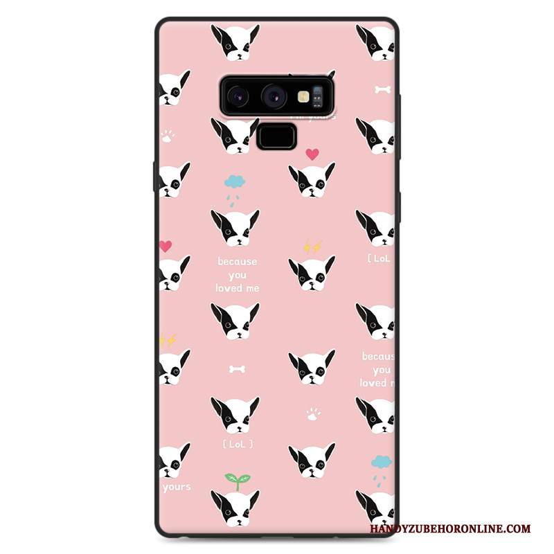 Custodia Samsung Galaxy Note 9 Cartone Animato Telefono Porpora, Cover Samsung Galaxy Note 9 Protezione Anti-caduta Tutto Incluso