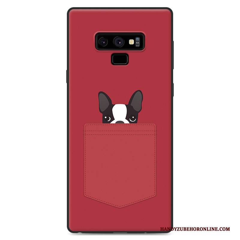 Custodia Samsung Galaxy Note 9 Cartone Animato Telefono Porpora, Cover Samsung Galaxy Note 9 Protezione Anti-caduta Tutto Incluso