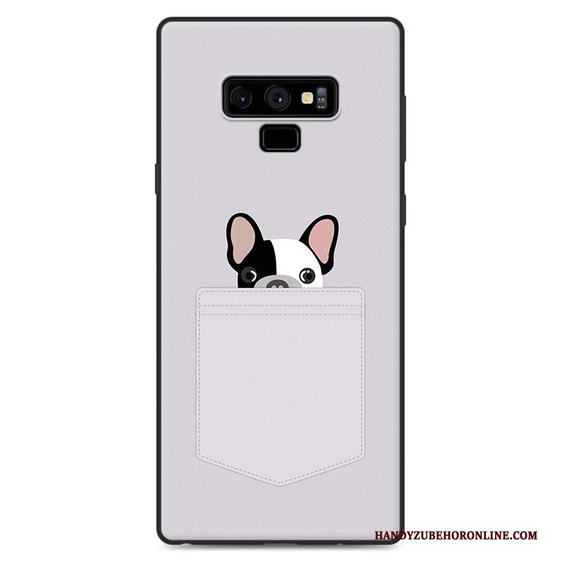 Custodia Samsung Galaxy Note 9 Cartone Animato Telefono Porpora, Cover Samsung Galaxy Note 9 Protezione Anti-caduta Tutto Incluso