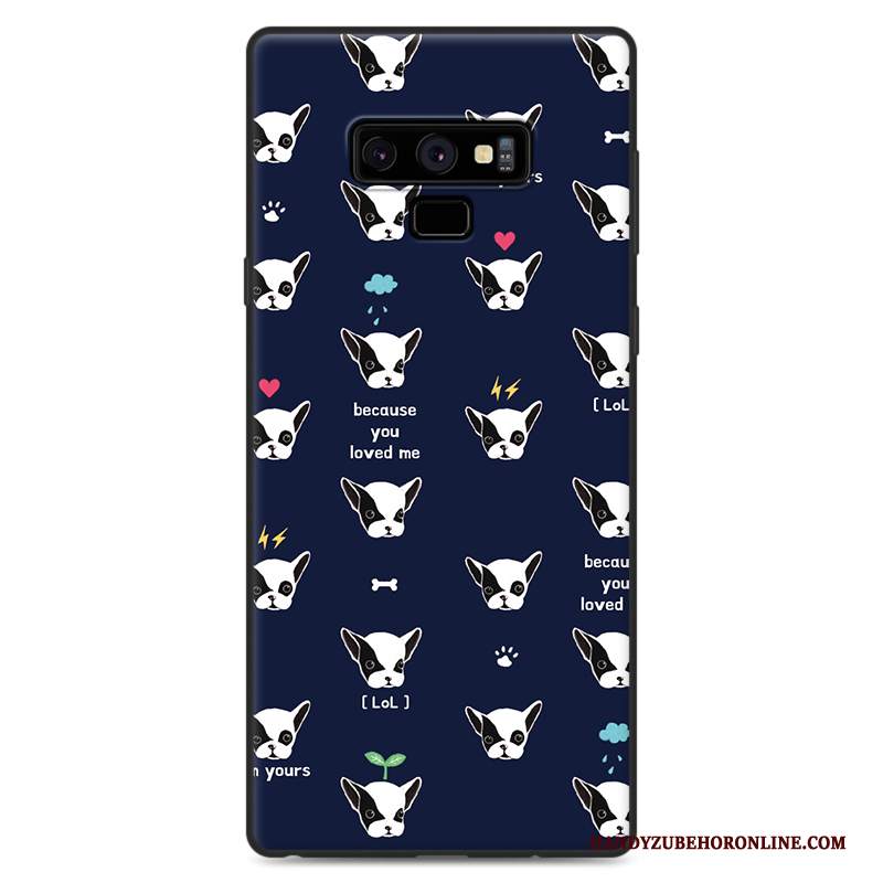 Custodia Samsung Galaxy Note 9 Cartone Animato Telefono Porpora, Cover Samsung Galaxy Note 9 Protezione Anti-caduta Tutto Incluso