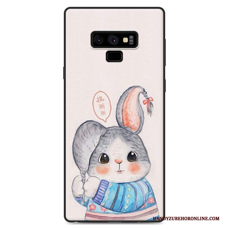 Custodia Samsung Galaxy Note 9 Cartone Animato Telefono Porpora, Cover Samsung Galaxy Note 9 Protezione Anti-caduta Tutto Incluso