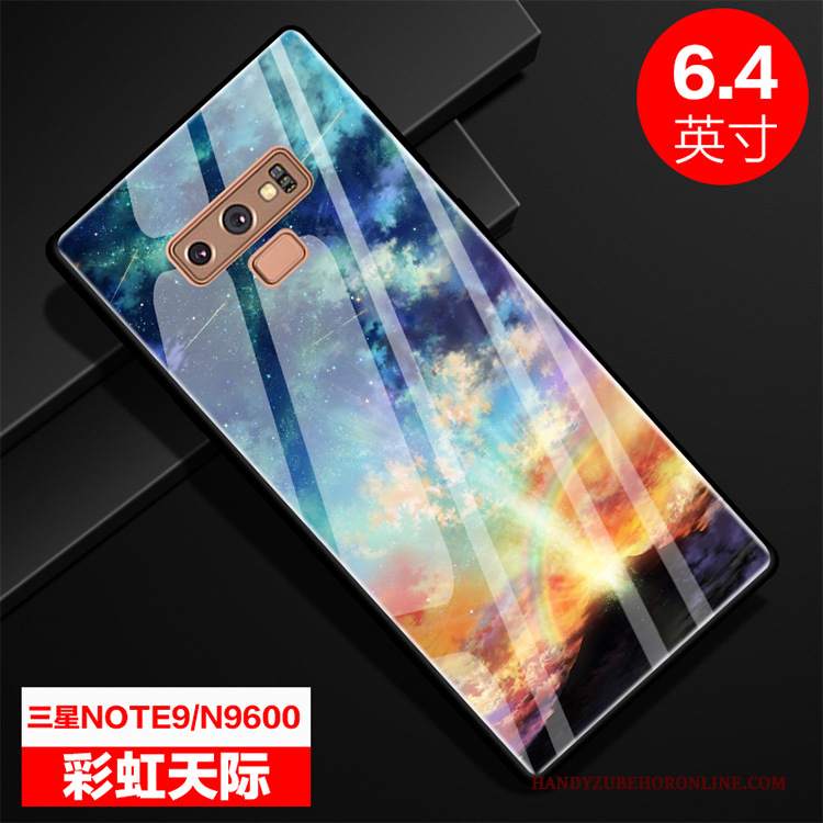 Custodia Samsung Galaxy Note 9 Creativo Specchio Stellato, Cover Samsung Galaxy Note 9 Protezione Vetro Anti-caduta