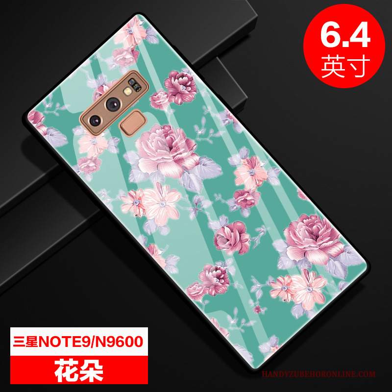 Custodia Samsung Galaxy Note 9 Creativo Specchio Stellato, Cover Samsung Galaxy Note 9 Protezione Vetro Anti-caduta