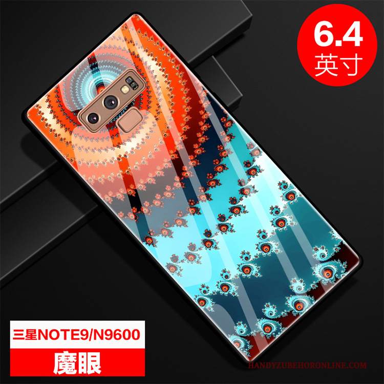 Custodia Samsung Galaxy Note 9 Creativo Specchio Stellato, Cover Samsung Galaxy Note 9 Protezione Vetro Anti-caduta