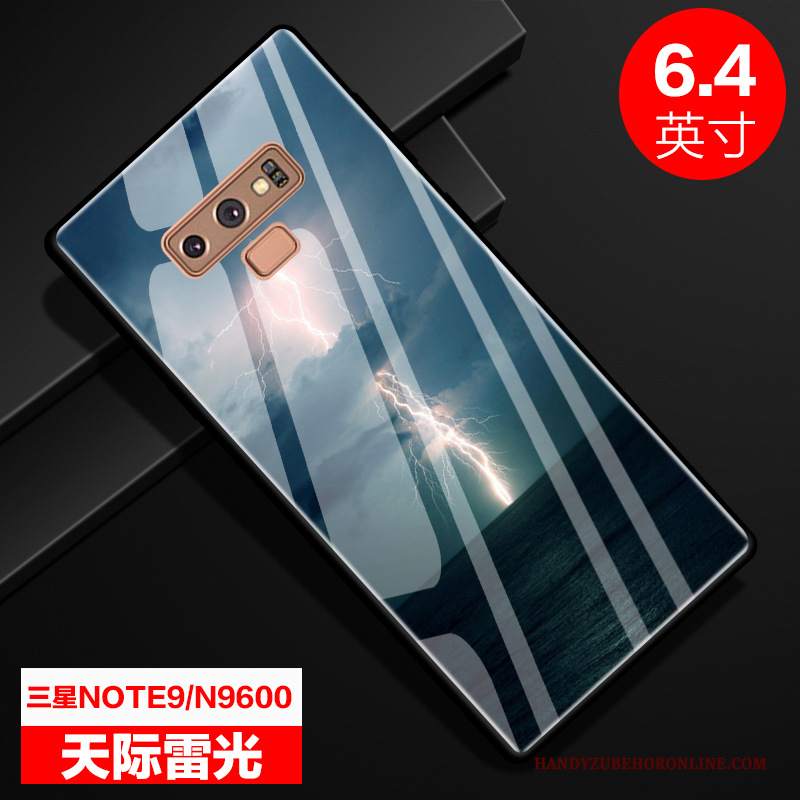 Custodia Samsung Galaxy Note 9 Creativo Specchio Stellato, Cover Samsung Galaxy Note 9 Protezione Vetro Anti-caduta