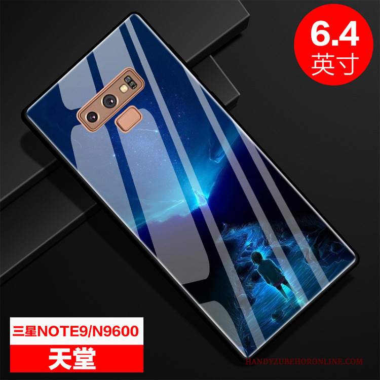 Custodia Samsung Galaxy Note 9 Creativo Specchio Stellato, Cover Samsung Galaxy Note 9 Protezione Vetro Anti-caduta