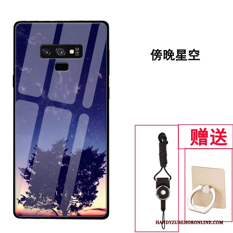 Custodia Samsung Galaxy Note 9 Creativo Vetro Tendenza, Cover Samsung Galaxy Note 9 Protezione Tutto Incluso Di Personalità