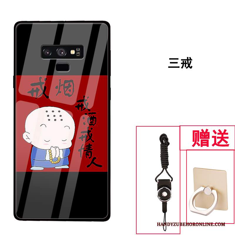 Custodia Samsung Galaxy Note 9 Creativo Vetro Tendenza, Cover Samsung Galaxy Note 9 Protezione Tutto Incluso Di Personalità