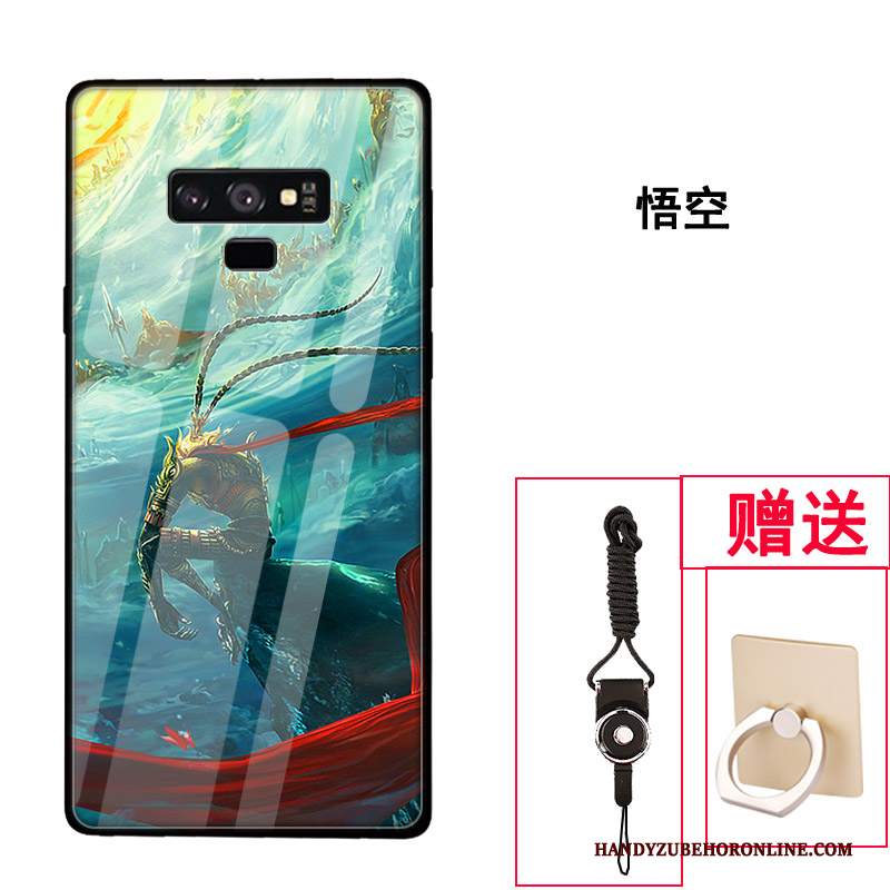 Custodia Samsung Galaxy Note 9 Creativo Vetro Tendenza, Cover Samsung Galaxy Note 9 Protezione Tutto Incluso Di Personalità