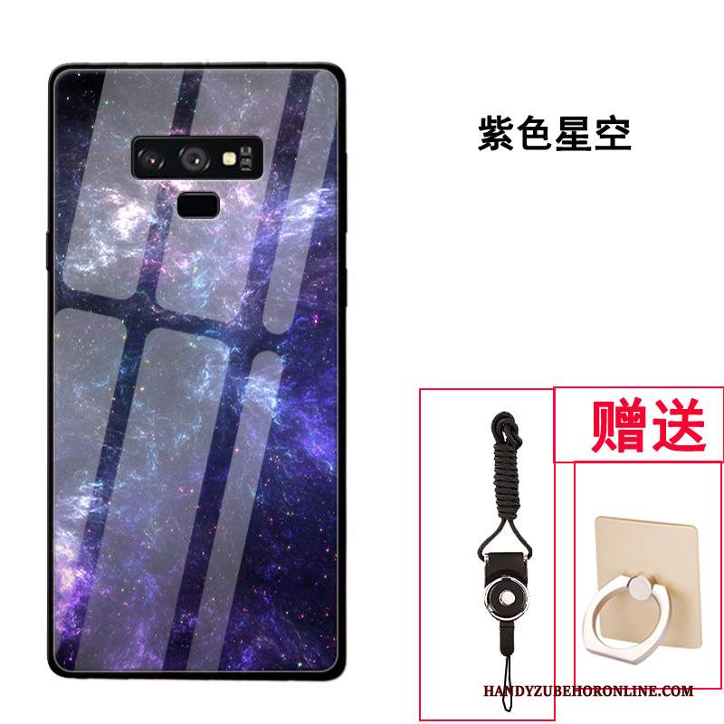 Custodia Samsung Galaxy Note 9 Creativo Vetro Tendenza, Cover Samsung Galaxy Note 9 Protezione Tutto Incluso Di Personalità