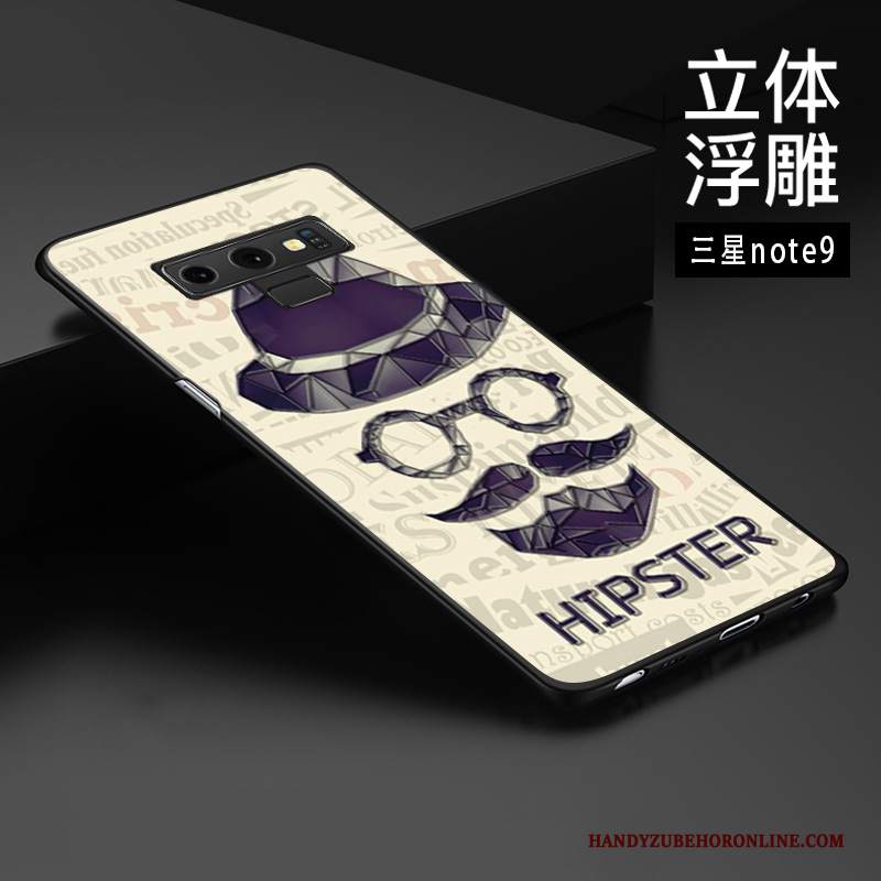 Custodia Samsung Galaxy Note 9 Goffratura Stile Cinese Di Personalità, Cover Samsung Galaxy Note 9 Protezione Tendenza Anti-caduta