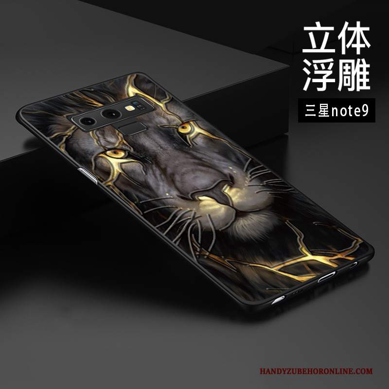 Custodia Samsung Galaxy Note 9 Goffratura Stile Cinese Di Personalità, Cover Samsung Galaxy Note 9 Protezione Tendenza Anti-caduta