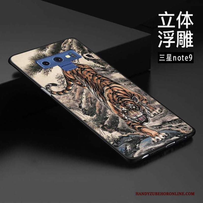 Custodia Samsung Galaxy Note 9 Goffratura Telefono Personalizza, Cover Samsung Galaxy Note 9 Protezione Stile Cinese