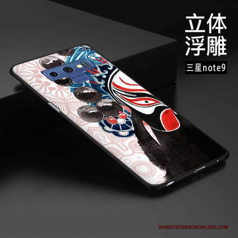 Custodia Samsung Galaxy Note 9 Goffratura Telefono Personalizza, Cover Samsung Galaxy Note 9 Protezione Stile Cinese